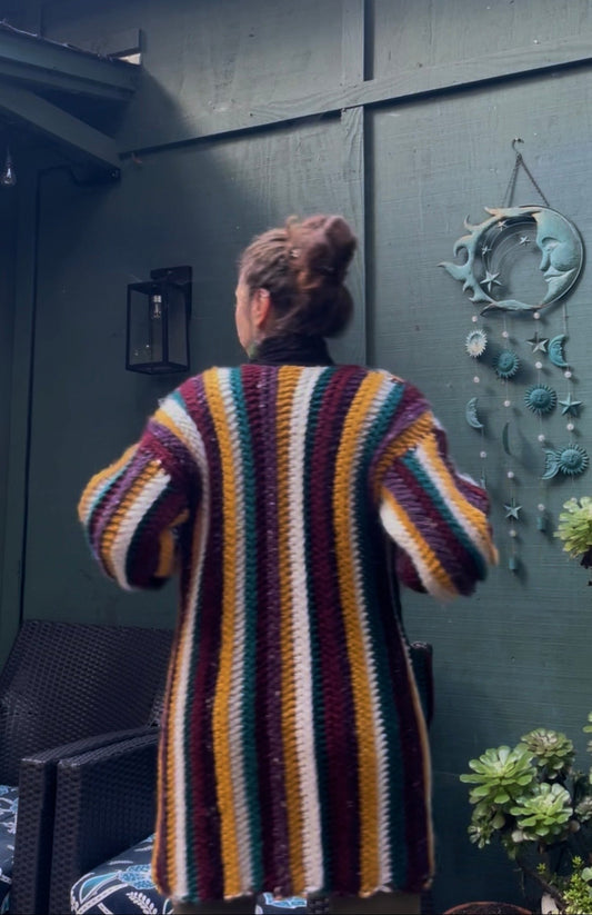 Bubble Sleeve Cardigan
