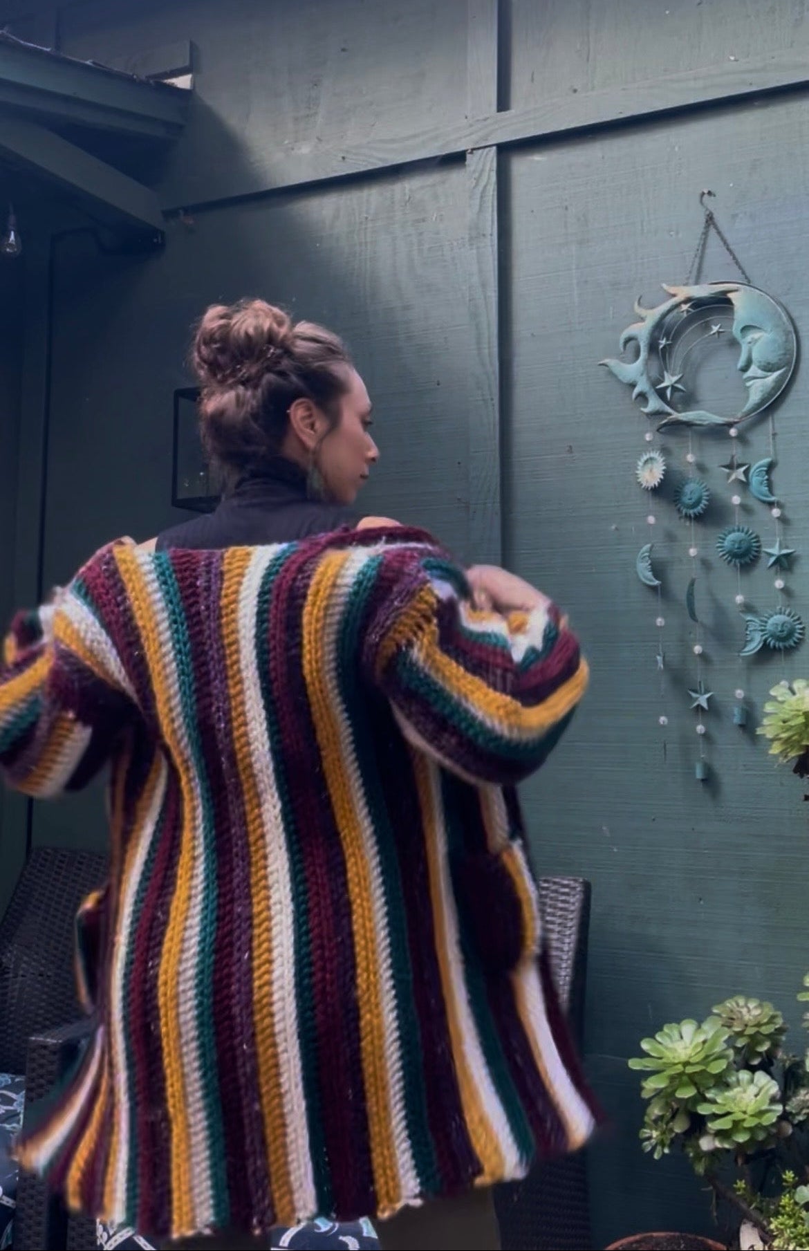 Bubble Sleeve Cardigan
