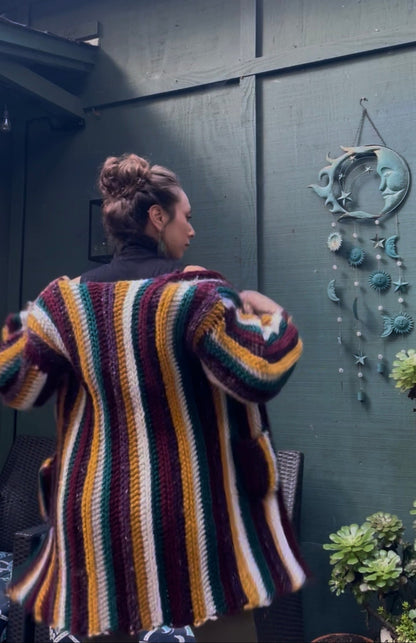 Bubble Sleeve Cardigan