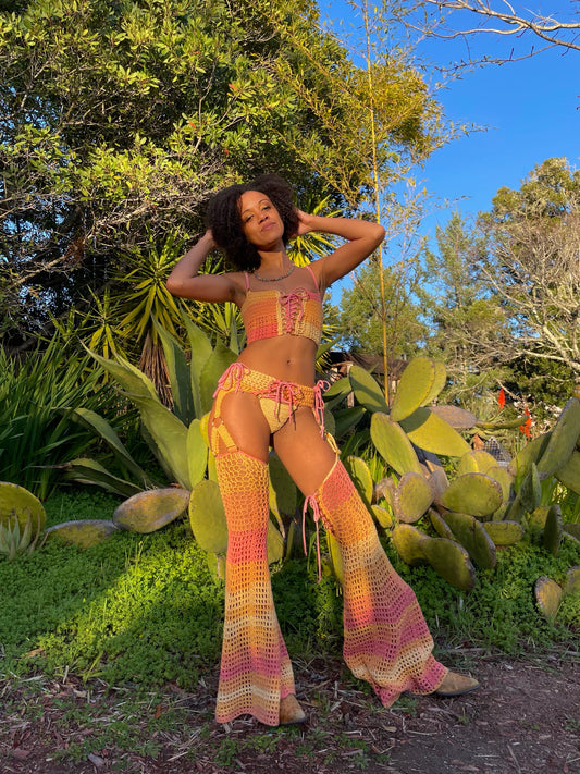 Crochet Chaps Set