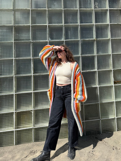 Bubble Sleeve Cardigan