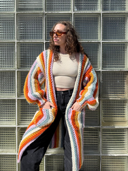 Bubble Sleeve Cardigan