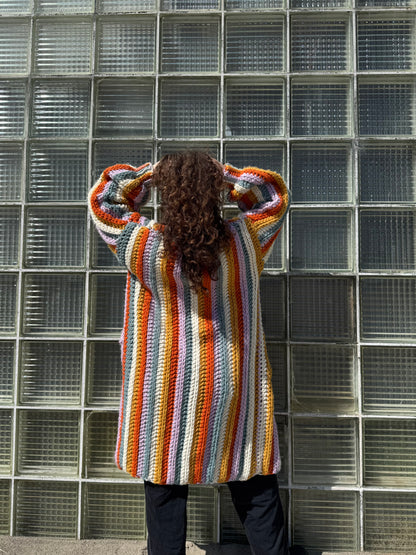 Bubble Sleeve Cardigan